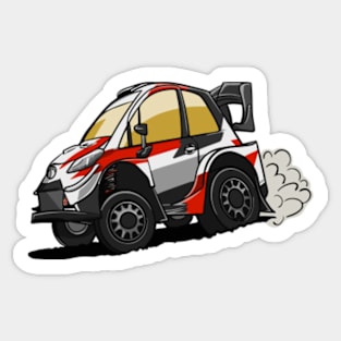 Yaris GR Rally Caricature Sticker